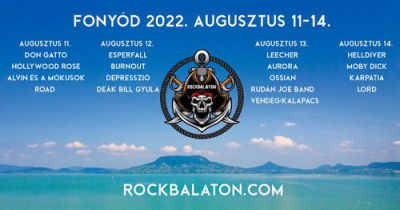 ROCKBALATON 2022 AUGUSZTUS 11-14.